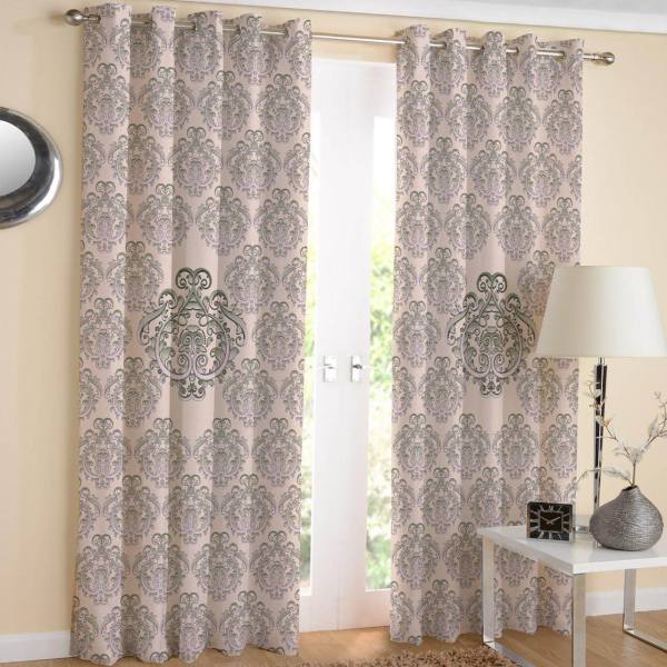 Gedrukt Fluwelen Ooglet Gordijn – Speciale Design