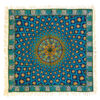 Iraans Tafelkleed: Traditionele Kalamkari Blokdruk uit Isfahan, Blauw Sterrenstelsel