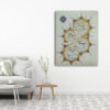 Islamitische Houten Print Kunst – 4 Qul & Wa In Yakad Wandkunst
