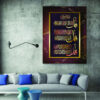 Islamitische Houten Print Kunst – 4 Qul & Va In Yakad Wandkunst