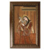 Marquetry Hout Inlegkunst – Artistieke Perzische Dame van de Liefde