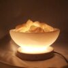 Perzische Kom Zoutlamp – Sahra Model met Natuurlijke Zoutchunks