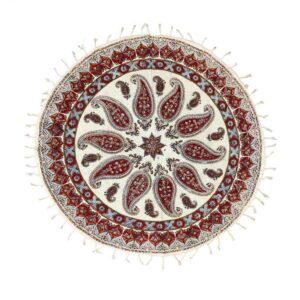Perzisch Tafelkleed Kalamkari – Handgemaakte Blokdruk Isfahan – Atriyan Paisley
