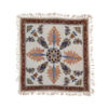 Perzisch Tafelkleed Kalamkari - Handgemaakte Blokdruk Isfahan - Flower Design Crème