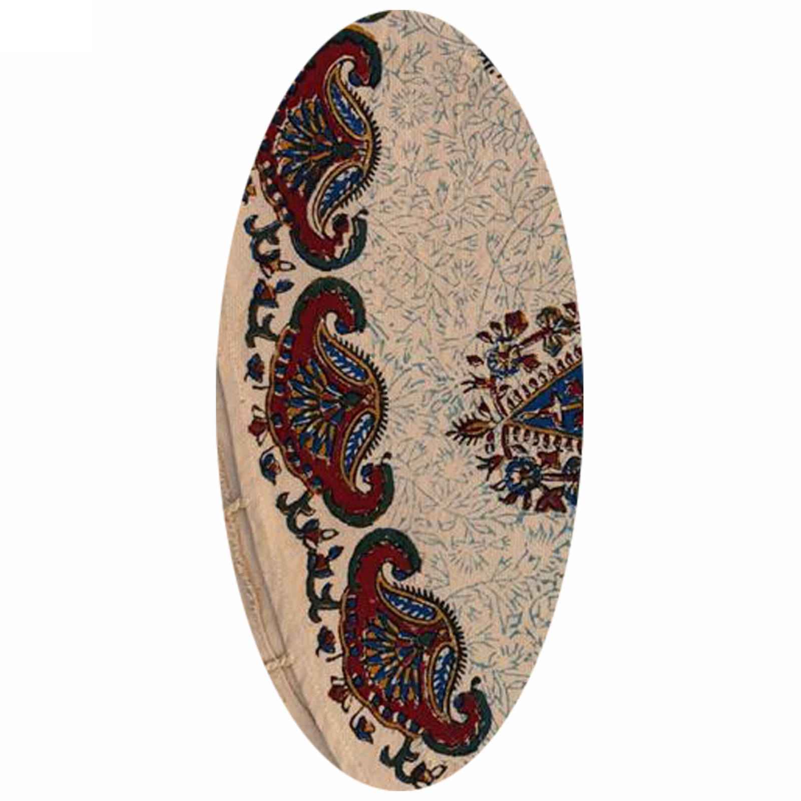 Perzisch Tafelkleed Kalamkari – Handgemaakte Blokdruk Isfahan – Khorshidi Paisley