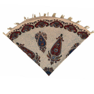 Perzisch Tafelkleed Kalamkari – Handgemaakte Blokdruk Isfahan – Khorshidi Paisley