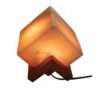 Perzische Cube Zoutlamp — Mahla Ontwerp — Handgemaakt Witte Zoutsteen