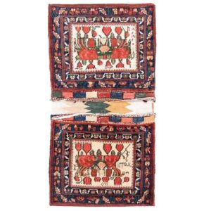 Vintage Perzische Zadel Tas – Handgeweven & Tweedehands Tōbrag 456604