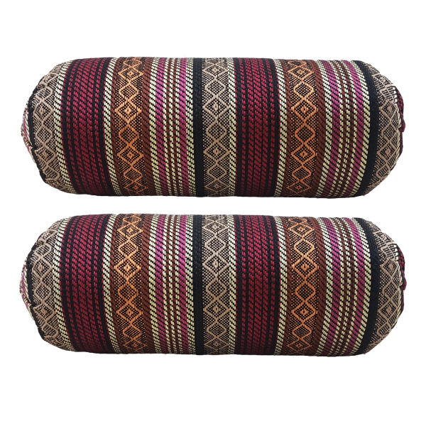 Perzische Rolkussens Jajim – Klassiek Rood (Set van 2)
