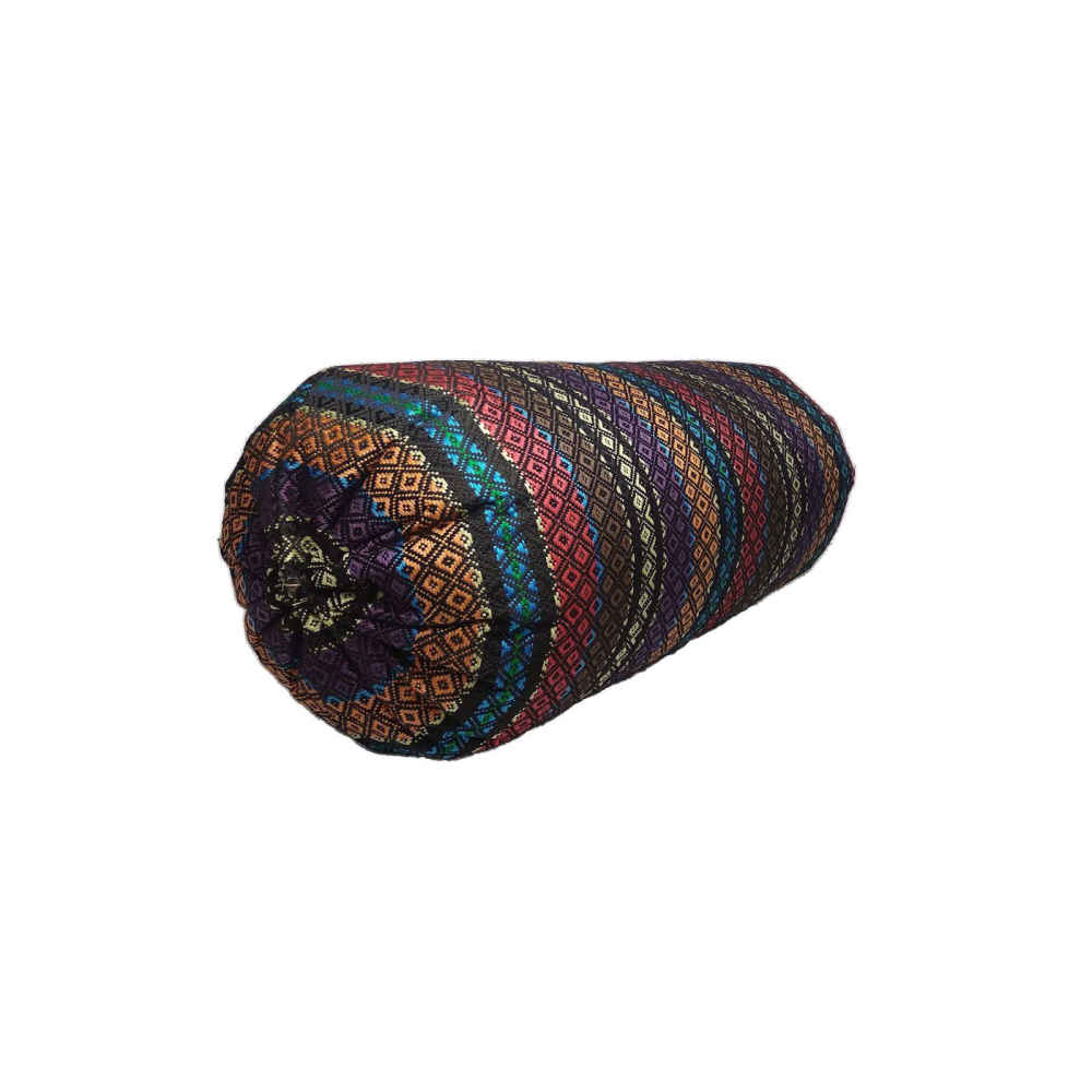 Cilindervormige Rolkussens – Gestreept Jajim Rood (Set van 2)