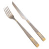 RVS Mes & Vork Set - 12-delig - Model Achaemenes