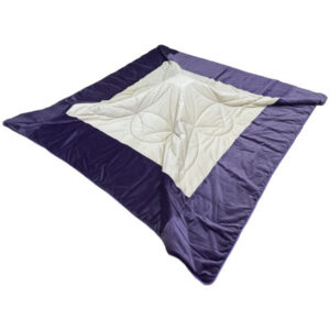 Luxe Dubbel Perzisch Korsi Quilt – Fluweel Purper