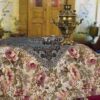 Wollen Dubbel Perzisch Korsi Quilt – Model Nasim Rood