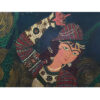 Originele Perzische Qajar Kunstschildering – Aquarel en Gouache op Hout – Meisje