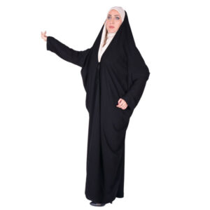 Islamitische Arabische Zwarte Chador Abaya Hijab met Mouwen voor Vrouwen en Bidden – Tchador