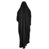 Hadis klassieke zwarte overhead-chador – Lang islamitisch gewaad