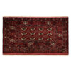Handgeknoopt Perzisch Khorasan Sarasar Tapijt (Bukhara Design) - Rode Wol