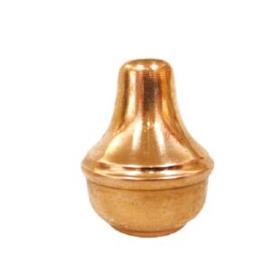 Koperen Zout- & Pepermolens – Model Gold Pear (Set van 2)