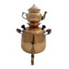 Perzische Koperen Fornuis Samovar Theemaker met Theepot 3,5-Liter