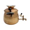 Perzische Koperen Fornuis Samovar Theemaker met Theepot 3,5-Liter