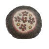 Perzisch Vilt Vloerkleed Nila Rond — 100% Natuurlijke Wol — Bloemen
