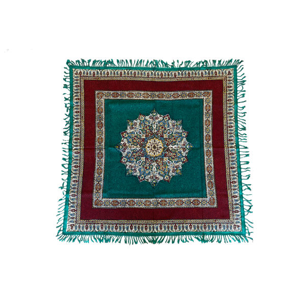 Iraans Tafelkleed: Traditionele Kalamkari Blokdruk uit Isfahan, Bergamot