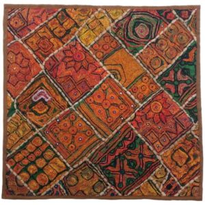 Patchwork Geborduurd Tafelkleed Model Map