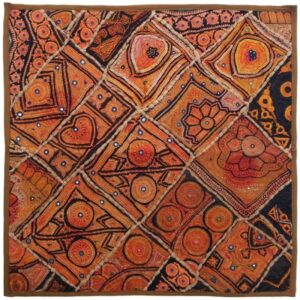 Patchwork Geborduurd Tafelkleed Model Town