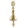 Islamitische Metalen Hamsa – De Hand van Fatima & Qibla Symbool