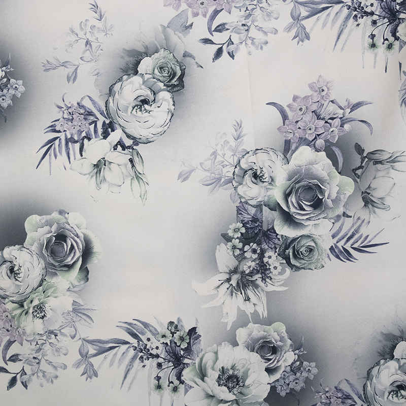 Chador met paarse bloemenprint – Elegante Iraanse gebedsjurk