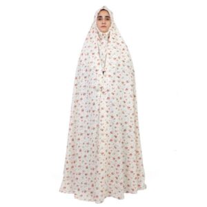 Islamitische Namaz Chador voor Vrouwen – Ideaal voor Bidden, Wit