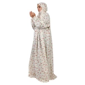 Islamitische Namaz Chador met Mouwen voor Vrouwen, Ideaal om te Bidden – Met Tetron Stof