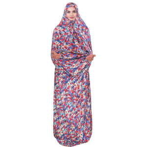 Islamitische Namaz Chador voor Vrouwen – Ideaal voor Bidden, Purple Flower