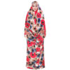 Islamitische Namaz Chador voor Vrouwen – Ideaal voor Bidden, Red Flower
