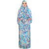 Islamitische Namaz Chador voor Vrouwen – Ideaal voor Bidden, Blue Flowers