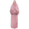 Islamitische Namaz Chador voor Vrouwen – Ideaal voor Bidden, Pink Flowers