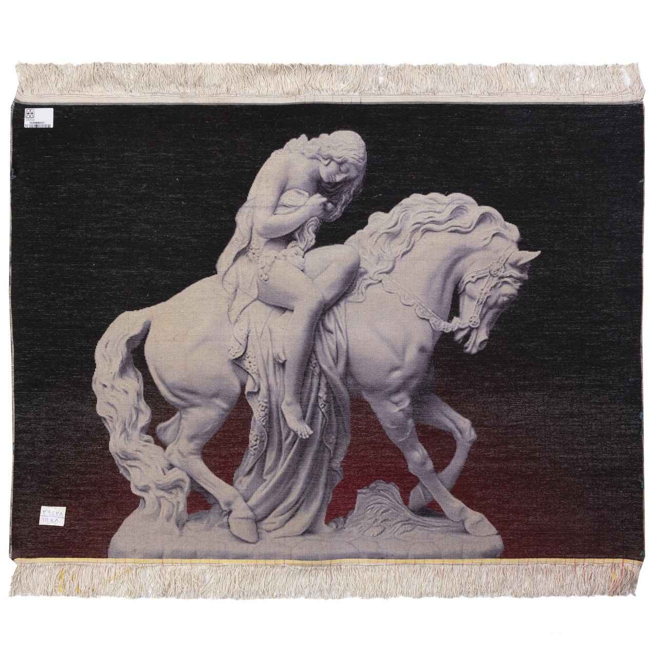 Handgeknoopt Perzisch Picturaal Tapijt uit Tabriz – Lady Godiva in reliëf