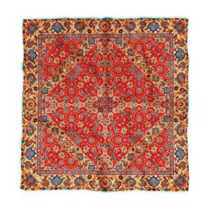 Zomerse Sjaal Belalok – Rode Bloemenprint