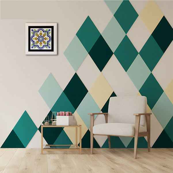 Decoratieve Perzische Ingelijste Keramische Tegel – Tahmour