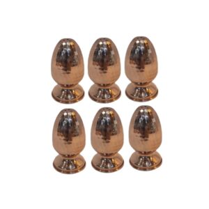 Koperen Zout- & Pepermolens – Egg Design – Set van 6