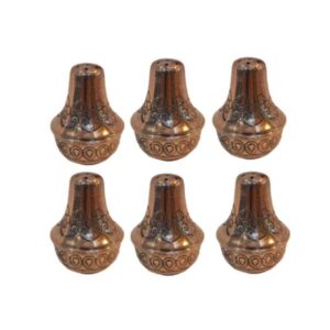 Koperen Zout- & Pepermolens – Termeh – Set van 6