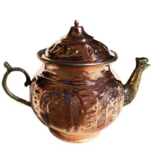 Perzische Koperen Theepot – Handgemaakt en Gehamerd Persepolis