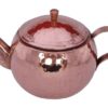 Perzische Koperen Theepot – Handgemaakt en Gehamerd Purple