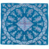 Perzisch Tafelkleed Kalamkari - Handgemaakte Blokdruk Isfahan - Firouzeh Paisley Blauw