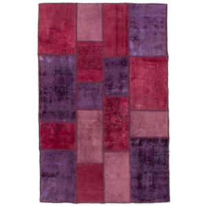 Vintage Patchwork Tapijt Alvan – Traditioneel Wol