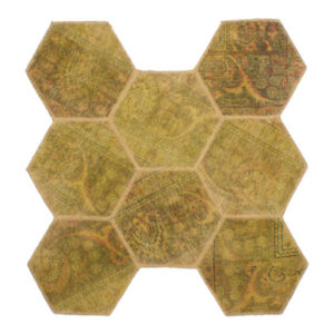 Vintage Patchwork Tapijt Beehive – Modern Abstract