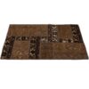 Vintage Patchwork Tapijt Browni – Geometrisch Wol