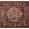 Vintage Patchwork Tapijt Haris – Vierkant Bloemen