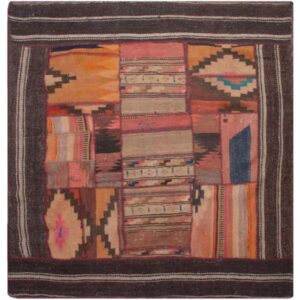 Perzisch Patchwork Kilim Tapijt Handgeweven Aram