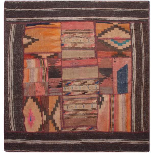 Perzisch Patchwork Kilim Tapijt Handgeweven Aram